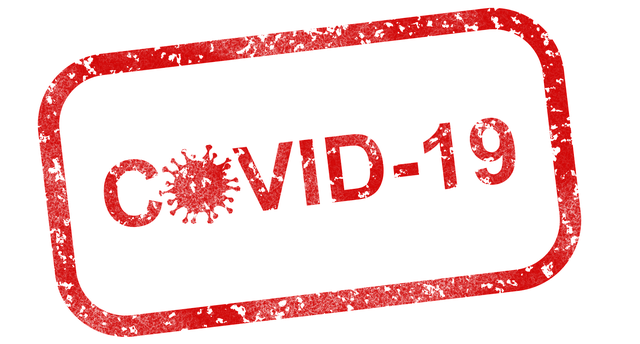 Bild mit Aufschrift Covid19