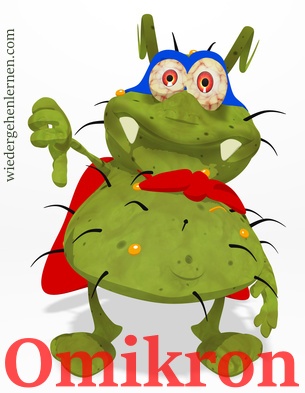 Bild Omicron-Variante. Ist hässlich wie die Nacht und fühlt sich missverstanden!