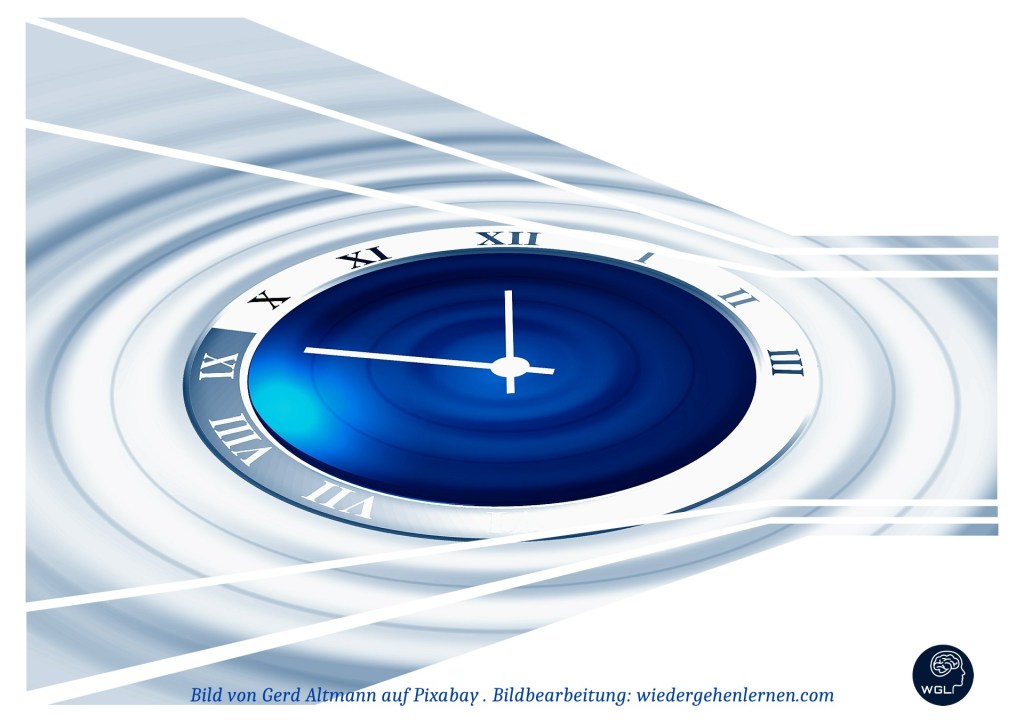 wiedergehenlernen wieder gehen lernen paresen lähmungen zeit Bildtext Zeit - eines der großen Mysterien. Mit fortschreitendem Alter vergeht sie gefühlt immer schneller.  